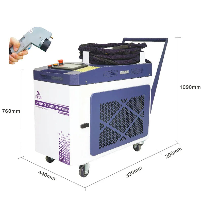 US EU Stock High Precision CW Laser Cleaner for Aerospace Components | Oxide Removal & Surface Preparation