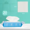 22x22cm Ultra Soft Reusable Microfiber Face Towels Convenient Bagged for Daily Skin Care