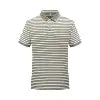 2024 Men's Trend Striped Printed Pullover Polo Shirts Stripe Polo Knit Sweater 200g Polo Sublime