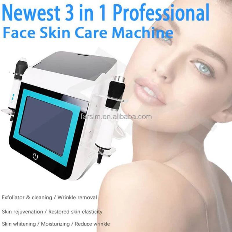 Portable 3 in 1 Co2 Bubble Facial Magic Oxygen Machine Spa Facial Oxygen Moisturizing Co2 Bubble Oxygen Bubble Machine