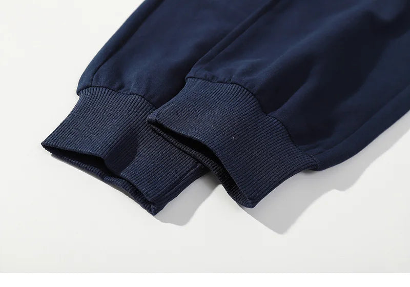 Vintage Sports Sweatpants Spring Autumn New Cotton Brown Joggers Fitness Casual Pencil Pants Loose Home Comfortable Sweatpants