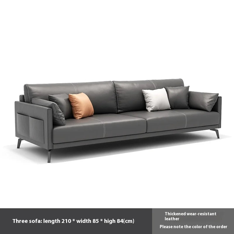 OSF104 Modern Executive Office Reception Sofa PU Leather Set for Hotel School Hospital-for Waiting Rooms