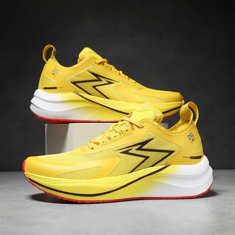 2025 NEW LEAO Wholesale Men's Casual Sport Shoes Breathable Sneakers with Carbon Plate Low Price Mesh Lining Running Shoes