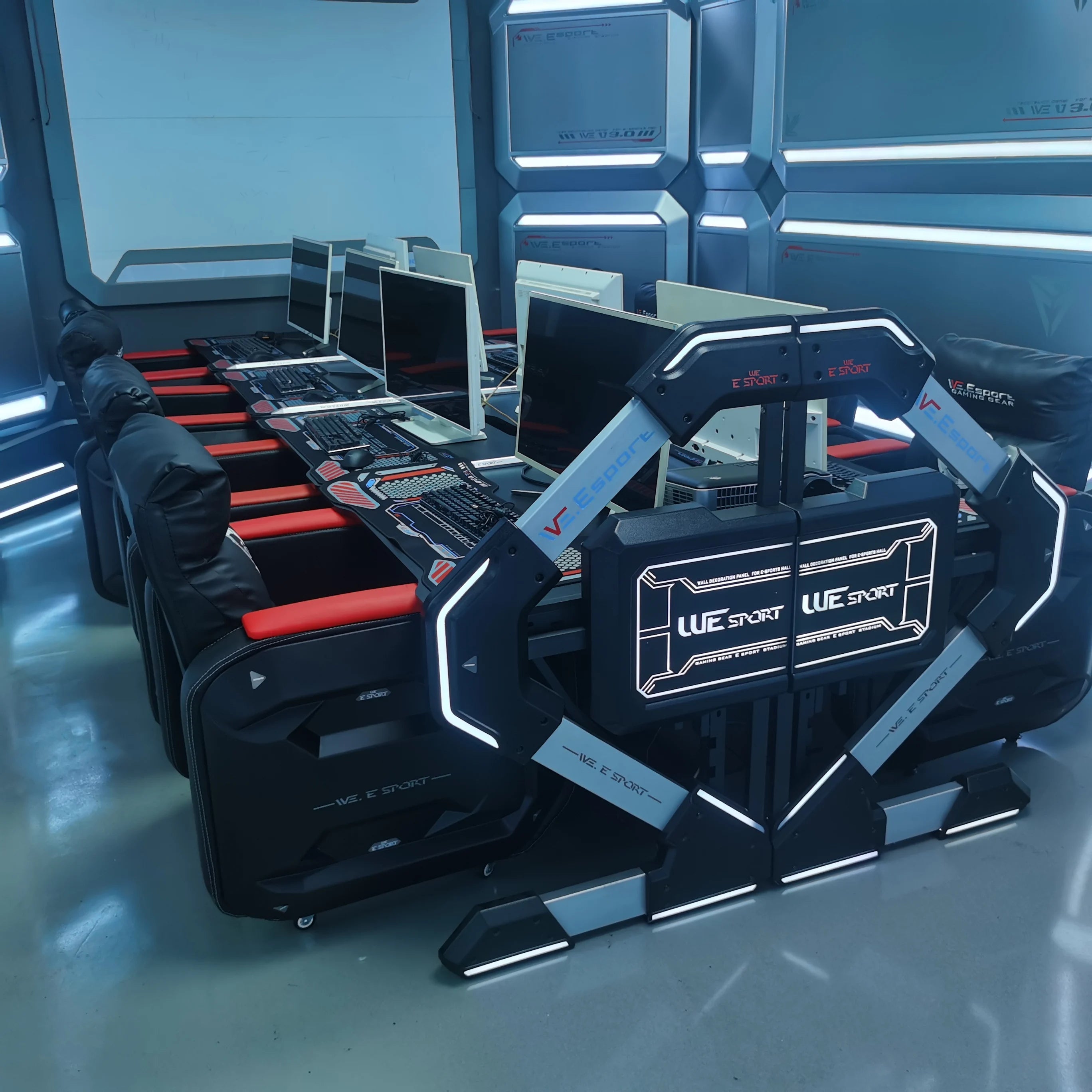 WE High Quality Gamer PC Table E-sport Stadium Gamer Station for E-sports Table Desk