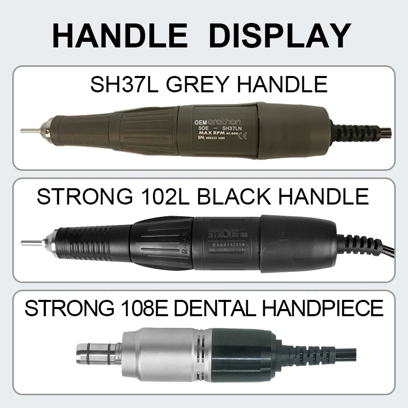 45000RPM SH37LN Handpiece Jewelry Making Equipment Manicure Electric Polisher BTmarathon-4 Dental Laboratory Micromotor