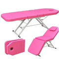 High Quality Foldable Metal Three-Folding Massage Bed Beauty Salon Shop Use Adjustable Back Legs for Home Hotel Gym Bathroom Use
