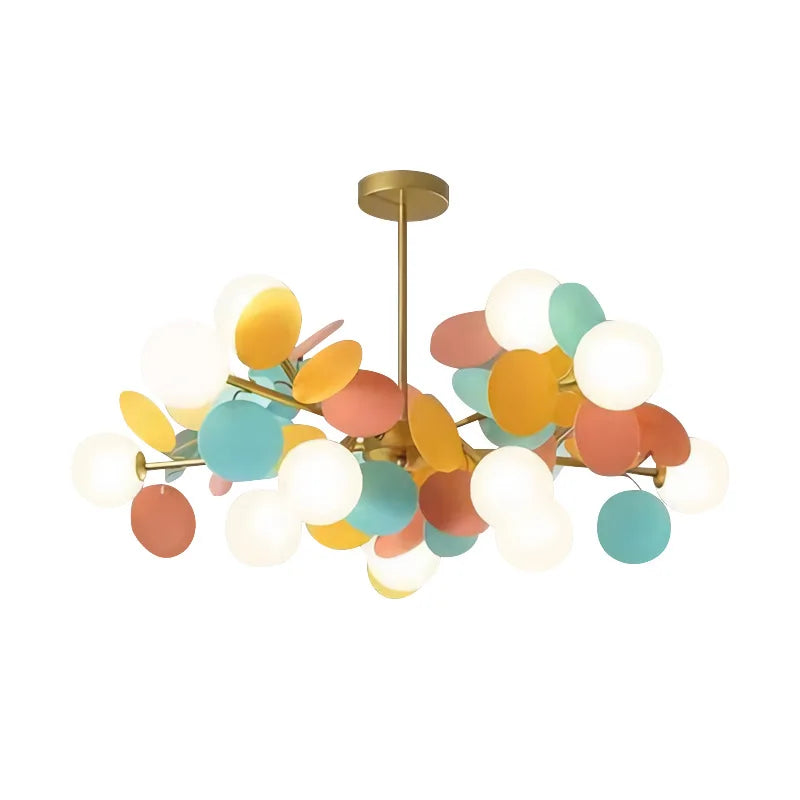 Colourful Branch Chandelier for Bedroom Living Room Acrylic Hanging Lamps Lustre Mood Ceiling Light Modern Led Chandeliers