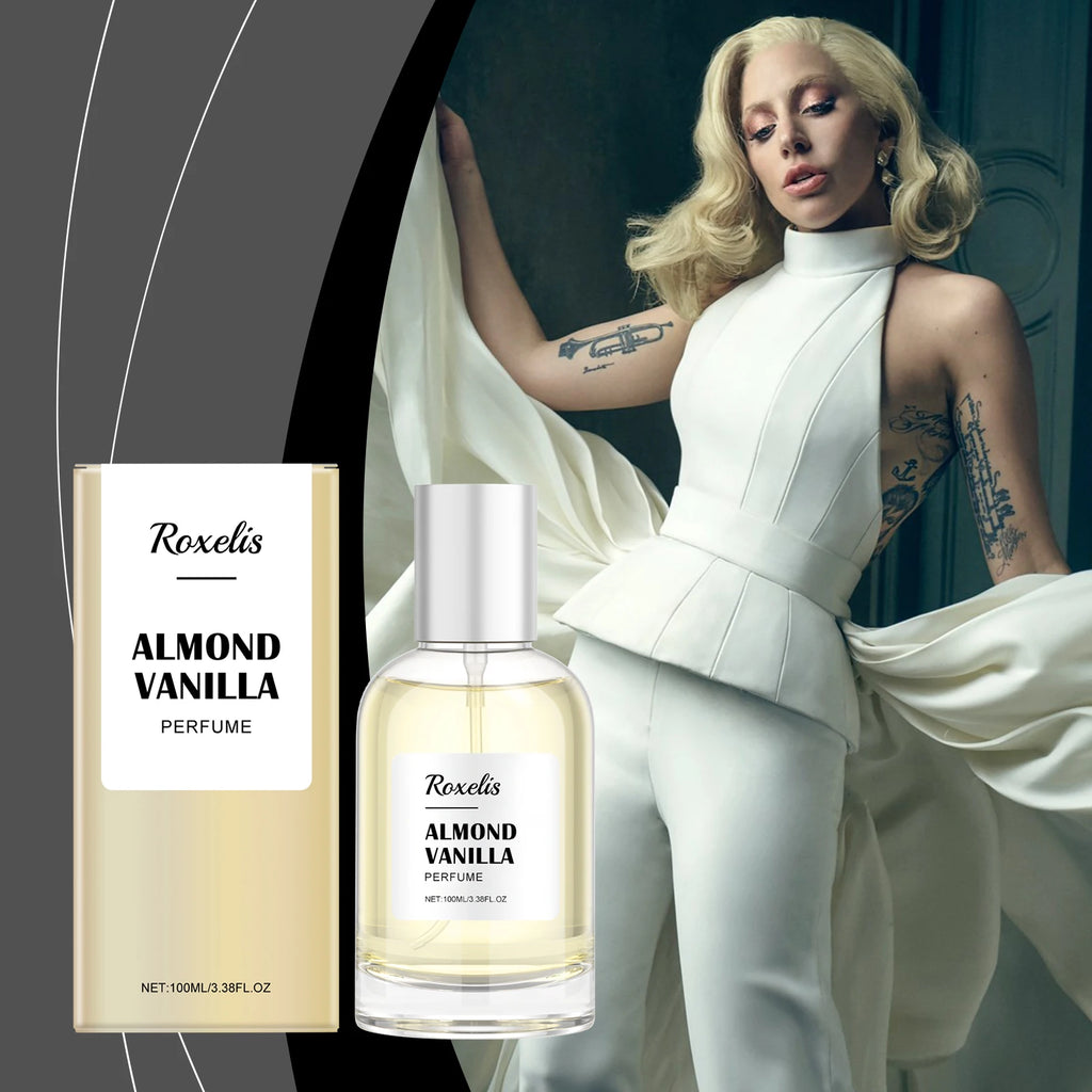100ml Almond Vanilla Women Perfume Sweet Floral Fragrance USA Warehouse Long Lasting OEM Custom Logo Private Label