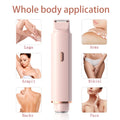 2 in 1 Rechargeable Battery Portable Women Lady Shaver for Leg Arm Hand Face Epilator Shaver