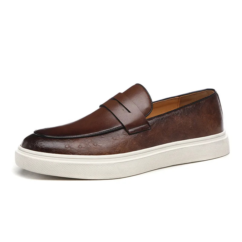 Classy Designers Fashion Footwear Wedding Groom Wear Easy Slip on Penny Loafer Shoes for Men