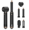 6 in 1 Hot Air Hair Styler Professional Hot air Styler Hair Dryer Hair Brush Straightener Electric Styling Tools Curling Irons