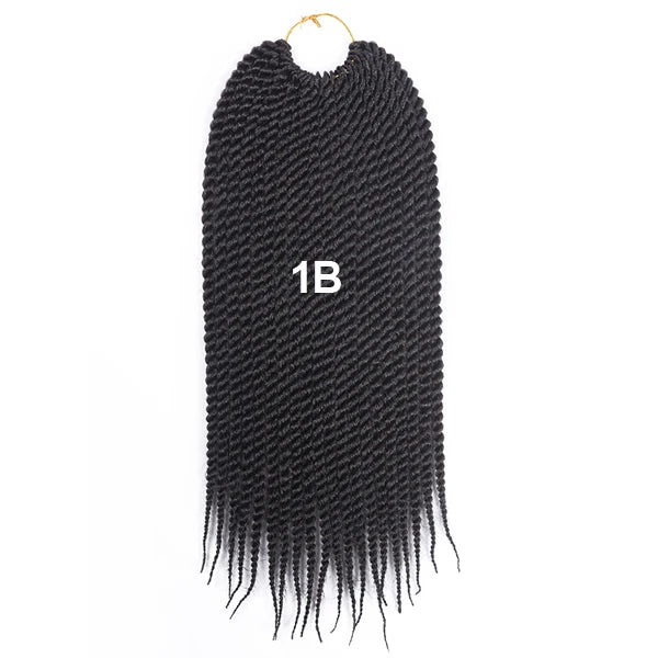 TOMO 14" 18" 22" 22 Roots Synthetic Senegalese Twist Hair Crochet Braids Crochet Hair Extensions Ombre Red Braiding