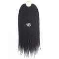 TOMO 14" 18" 22" 22 Roots Synthetic Senegalese Twist Hair Crochet Braids Crochet Hair Extensions Ombre Red Braiding