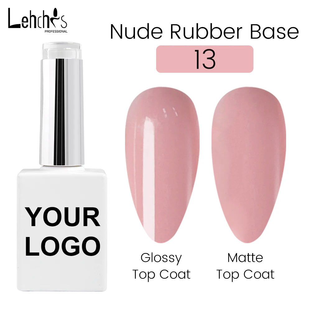 Lehchis 15ml Nude UV Gel Nail Polish Soak off French Nail Camouflage Base Halal Certified for Salon Art Use Customizable Logo