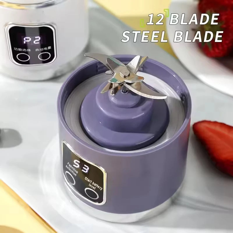 Mini  Blender Portable Blender Mini Fresh Fruit Juicer Hand USB TYPE-C Charging  Blender