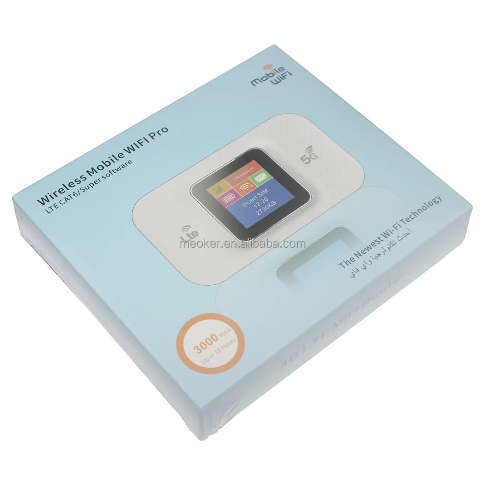 OEM ODM MEOKER E5785 Pro CAT4 150Mbps Pocket Hotspot Router With Some and VPN With 3000mAh Battery