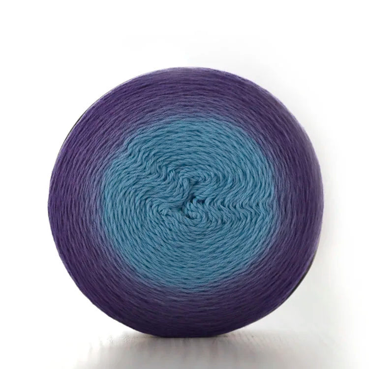 100% Recycled Magic Ball Sweater Scarf Hat for Baby 180g Hand Knitting with Fancy Yarn Dyed Pattern Cotton Line Weaving
