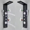 Modern OEM ODM DIY Customized Wall Mounted Bathroom Shower Faucet Mixer Tap Stainless Steel SPA Back Jet Massage Shower Panel