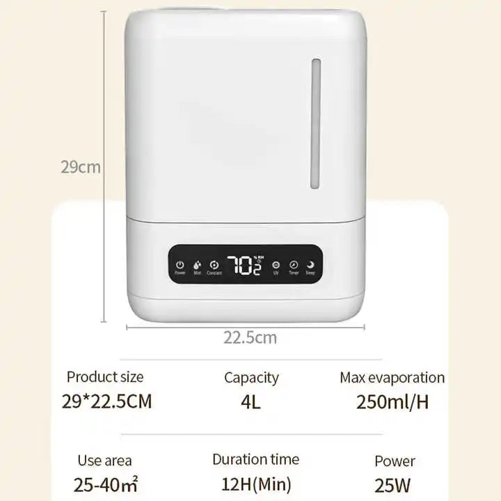 Factory Wholesale Aromatherapy Wholesale Greenhouse Home Aroma Diffuser Water air Stand Digital Smart air Humidifier