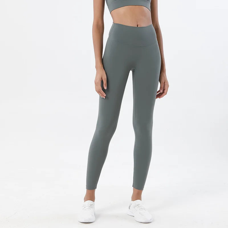 TRY TO BN Yoga Pants Leggings Women Naked Feeling High Waisted Workout Seamless Sports  Fitness GymLeggings Push Up Tights Women