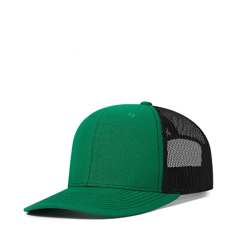 Hot Sale Blank 6 Panel Embroidery Custom Cotton Trucker Cap 112 Richardson Men Snapshot Cap Mesh Trucker Cap