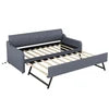 Modern Single Daybed Sofa Bed Twin Size Upholstery Daybed With USB Charging Design