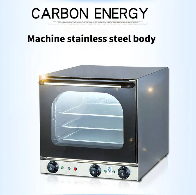 EB-4A full perspective hot air circulation electric oven Commercial spray Large baking box use for making bread cake pizza 220V