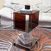 Customization Modern Plastic+Metal 4 Castor Trolley Rack for Living & Dining Room Hospital Hotel Use