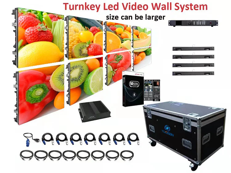 Rental Stage OLED Panel P3.91 4000cd/sqm 1920-3840Hz 65536 Dots/sqm Indoor Outdoor 1/16scan Display Screen