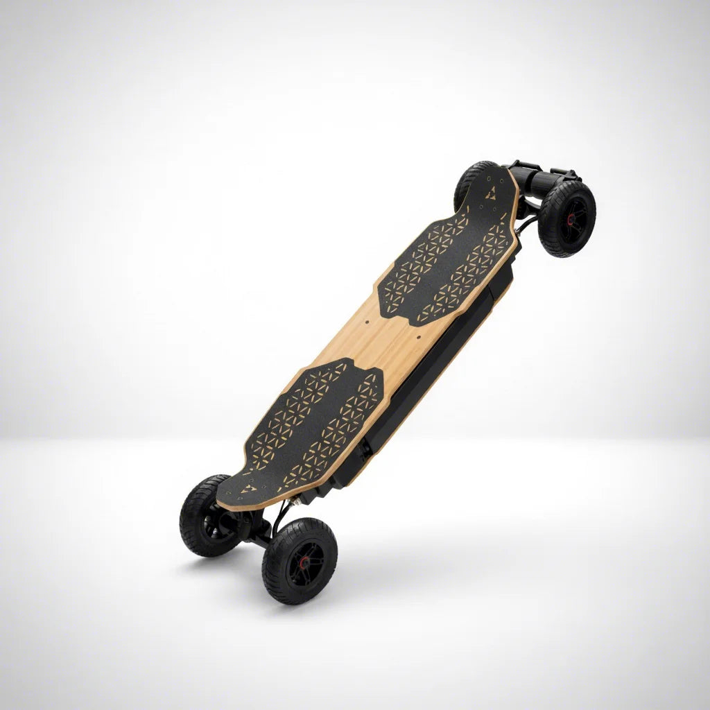 Kite Bamboo Hurricane 7000W Dual Belt Drive Electric Skateboard 52km/h All Terrain Off Road Longboard 60km Range 50.4V 864Wh