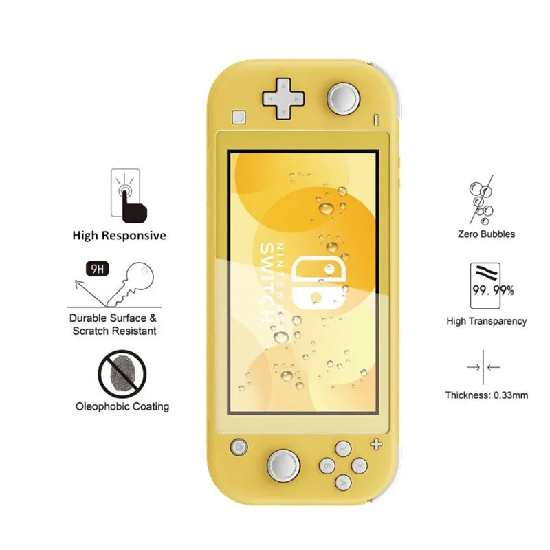 New Protective Tempered Glass For Nintend Switch Lite Screen Protector Film For Nintendos Switch NS OLED Glass Accessories