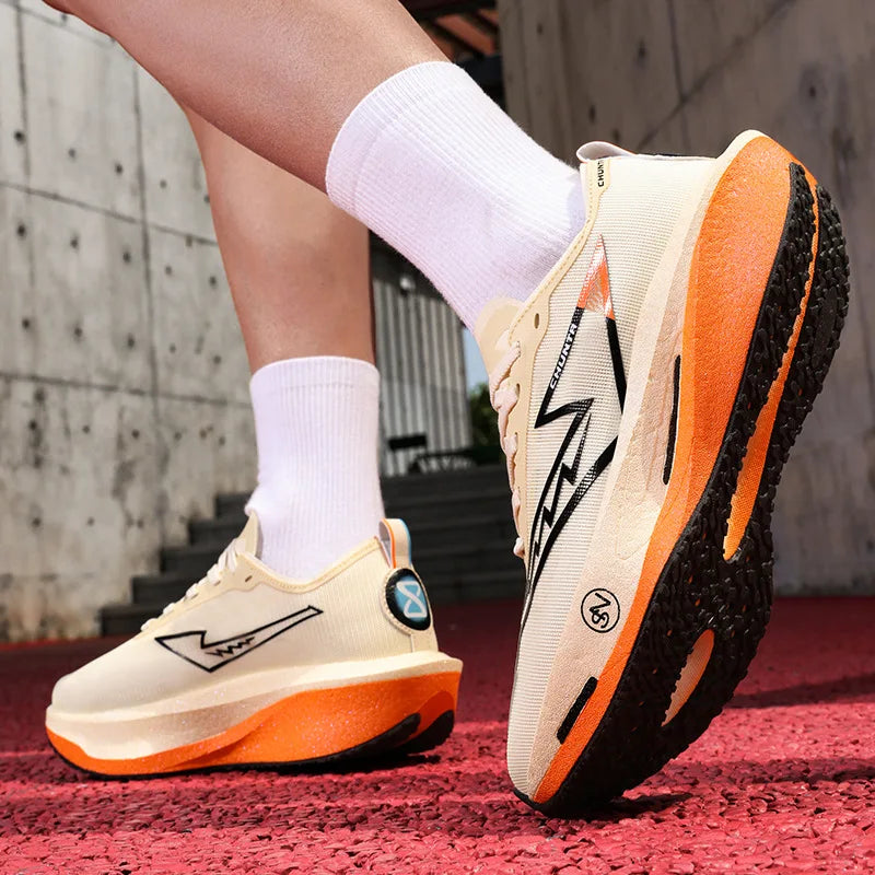 Popular Lightweight Breathable Carbon Plate Running Shoes Factory Wholesale Low Price Zapatillas Hombre Men's Sneakers - Beauty