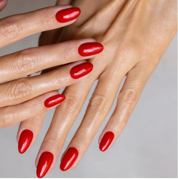 Wholesale 24 Pcs Short Round Nail Tips in Solid Color Simple Press on Nails Artificial Fingernails Candy False Nails 3100