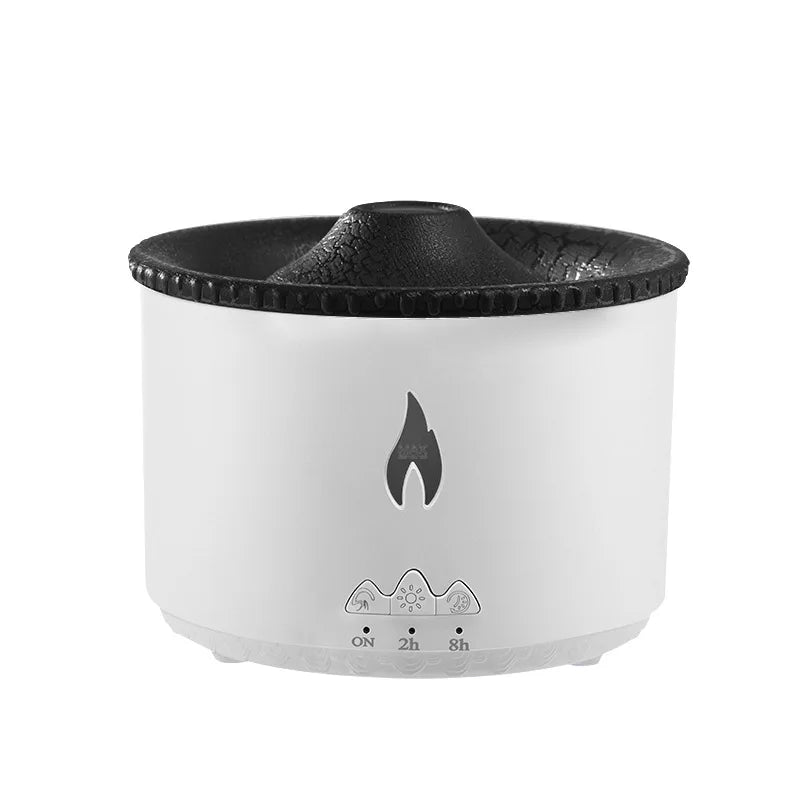 Colorful Flame Electric Aroma Diffuser Oil Fragrance Cold Air Scent Humidifier Portable Household Application Perfect Gift Box