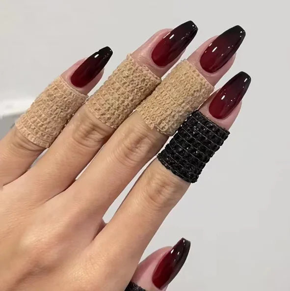 Wholesale 24 Pcs Short Round Nail Tips in Solid Color Simple Press on Nails Artificial Fingernails Candy False Nails 3100