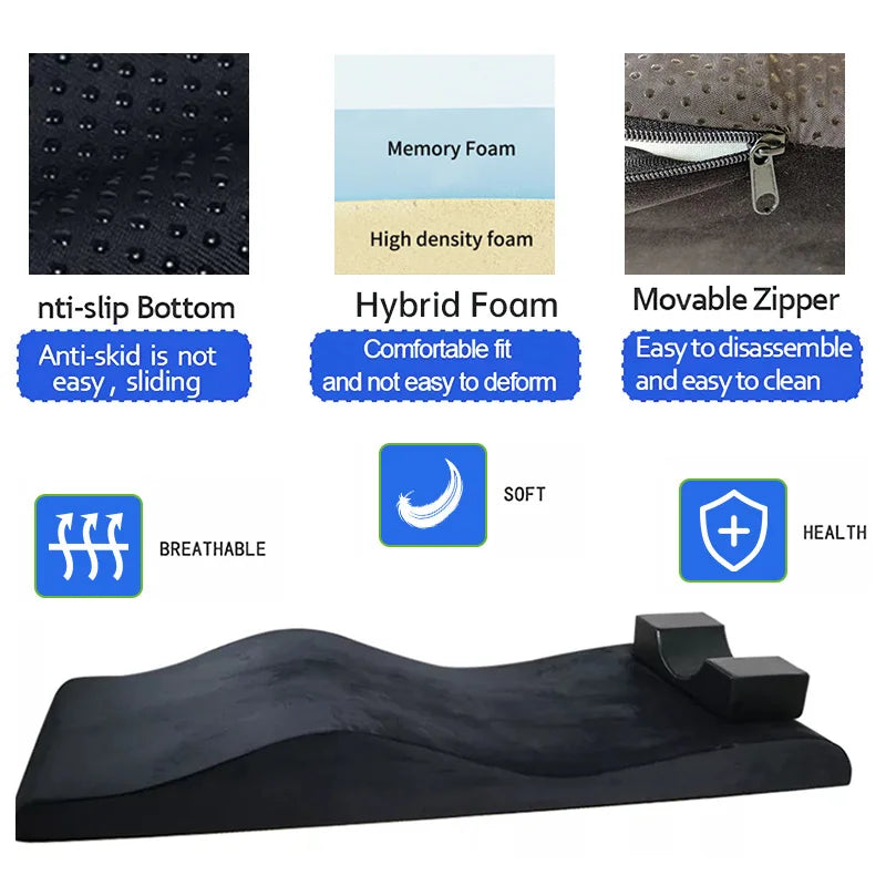 Memory Foam Eye Lash Sheets Beauty Luxury Eyelash Extension Curved Cover Salon Lash Bed Mattress Topper Memory Foam Lash Bed