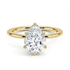 Starsgem Diamante De Bijoux Custom 10K Yellow Gold Engagement 1ct Lab Grown Diamond Rings