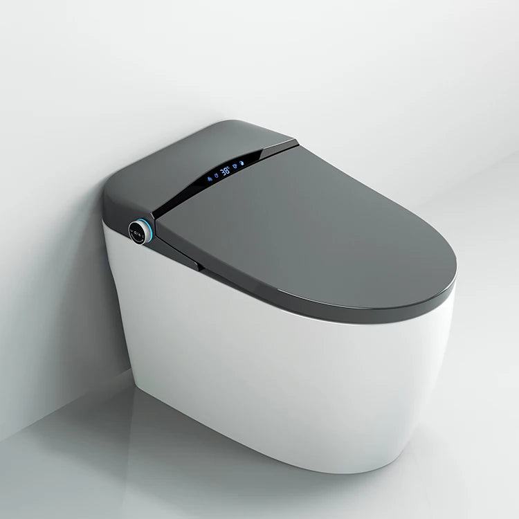 Automatic flushing without water tank integrated black electronic intelligence