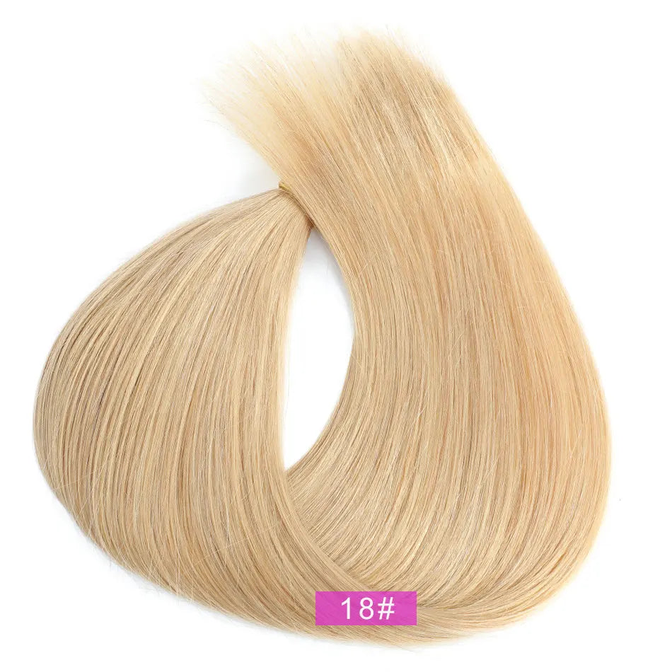 Factory Supply U Tip Hair Extensions 100% Natural Virgin Raw Hairs Customized Color U Tip Human Hair Extensions