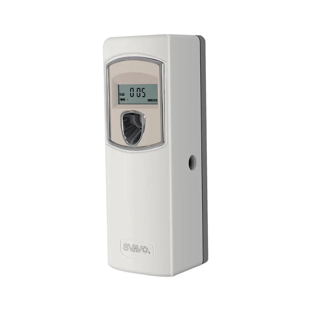 SVAVO Wall-mounted Automatic Perfume Dispenser LCD Screen Automatic Aerosol Dispenser for Toilet Bashroom Livingroom