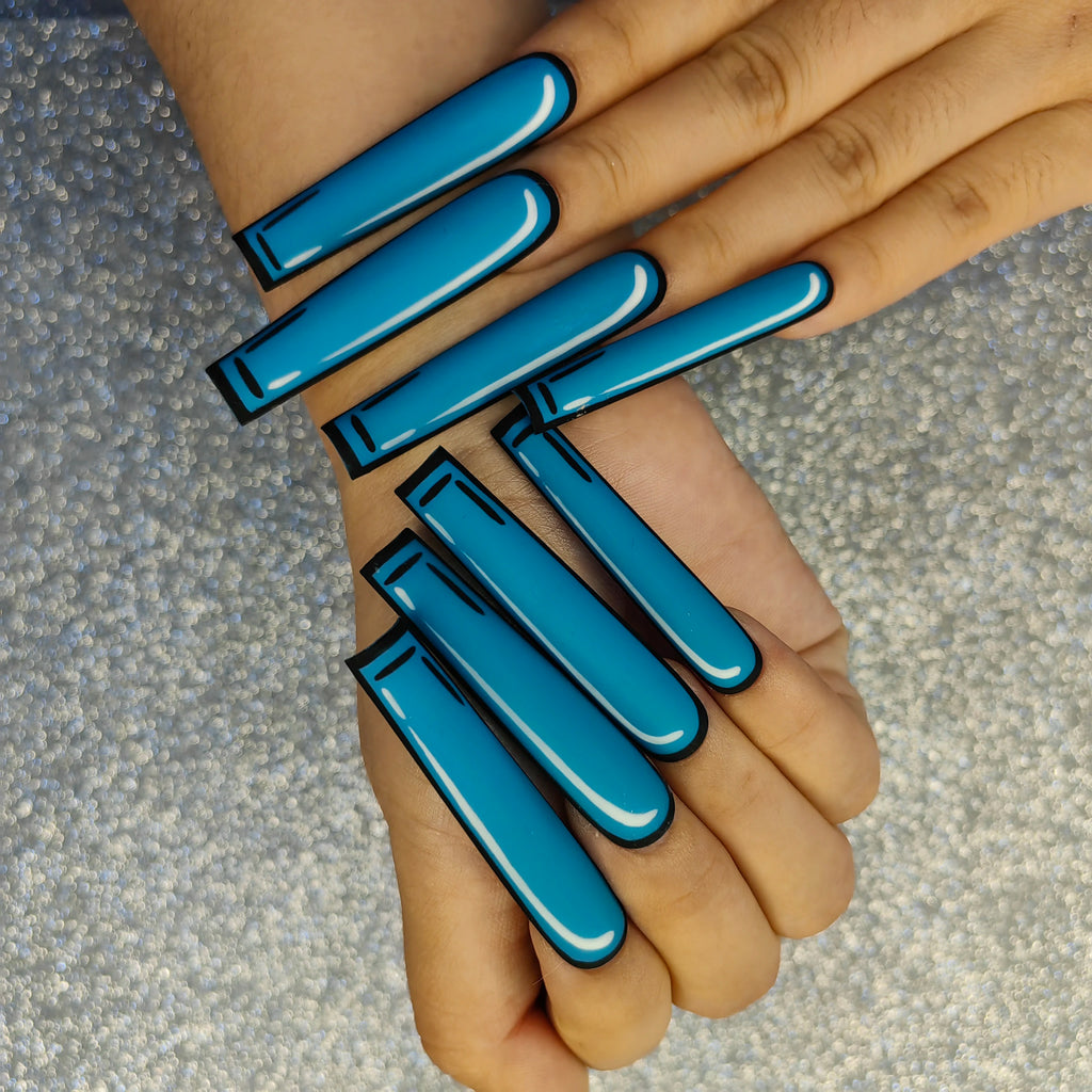 2024 Newest Wholesale Private Label Handmade Press Nails Ins Most Popular Trending Artificial Fingernails Acrylic Full Design