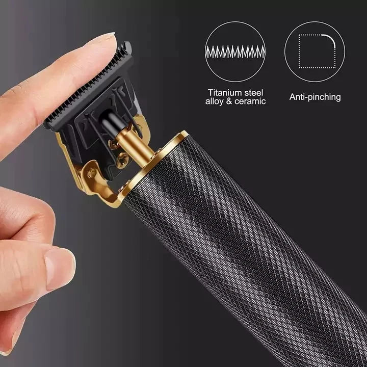 Customization Logo 7000RPM USB Rechargeable Barber LCD Machine Hair Cutting Beard Trimmer for Men Haircut Hair Trimmers Custom