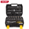 Deli Machine Repair Car Repair Toolbox Ratchet Multi-Function Socket Wrench Set DL2026T Made in Mainland China