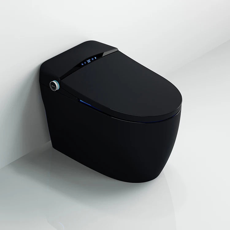 Automatic flushing without water tank integrated black electronic intelligence