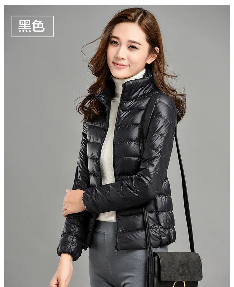 Spring Autumn Women Jackets 2024 Winter Female White duck down Jacket Fashion Ultralight Women Parka Packable Casual Puffer Coat