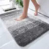 Microfiber Non-Slip Extra Absorbent Quick Dry Soft Shower Mat Modern Home and Hotel Bathroom Carpet Tufted Technique