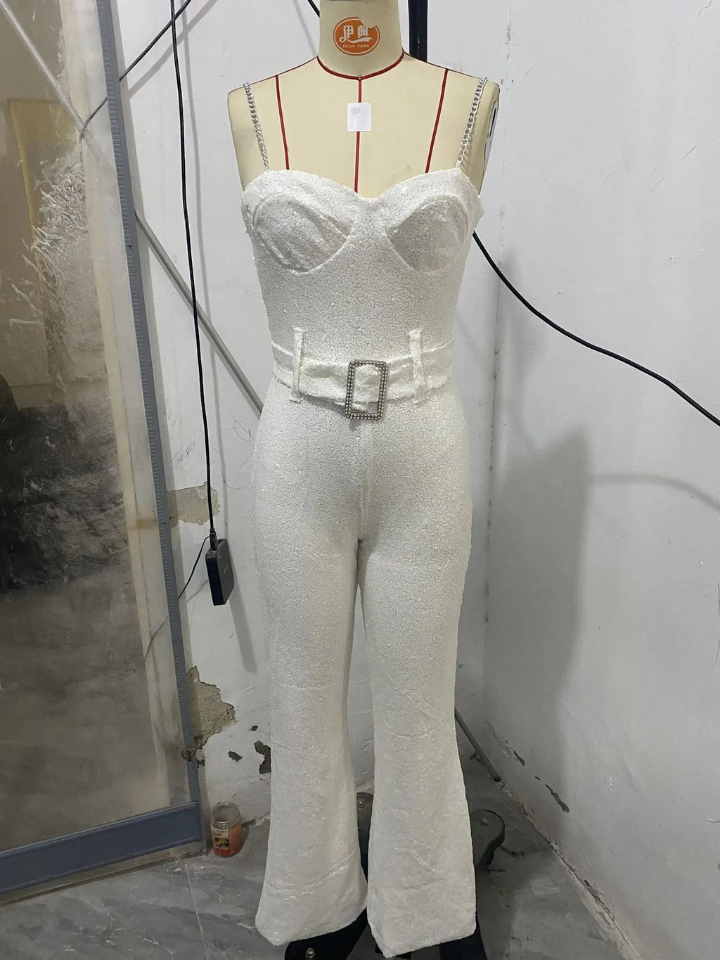 Liu Ming Oem High End New Style Women Fashion Sexy Sequined Color Slim Fit Long Bodycon Jumpsuit