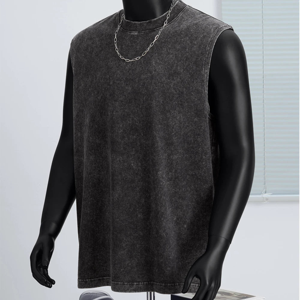 Private Label Washed Tank Top Custom Logo Wholesale USA Warehouse Vintage Tank