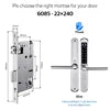 Tediton TTlock Outdoor Sliding Push and Pull Smart Lock Hotel Security Door Lock Smart Locks for Exterior Doors