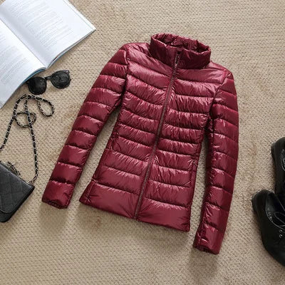 2025 New 90% Duck Down Jacket Women Autumn Winter Coat Lady Ultralight Down Jacket